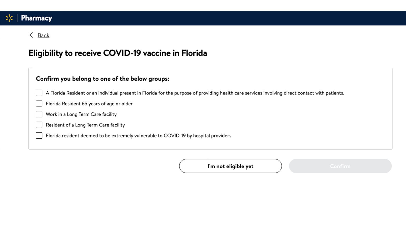 Walmart and Sam's Club pharmacies in Florida to administer COVID-19  vaccines