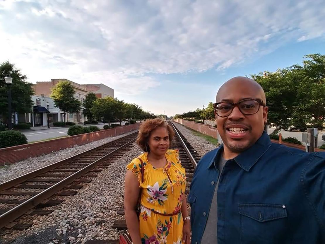 Anthony Cunningham and Joanne Saget in North Carolina.