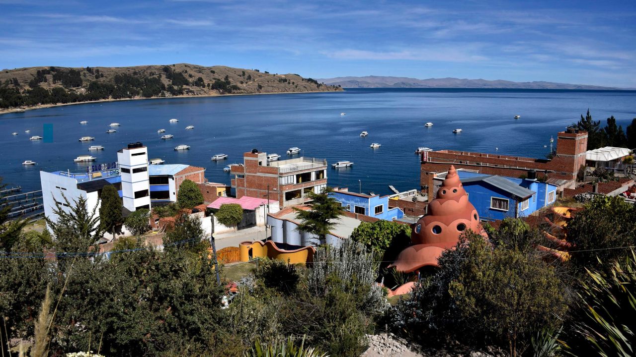 Copacabana is a Bolivian tourist town on the shores of Lake Titicaca near the border with Peru.
