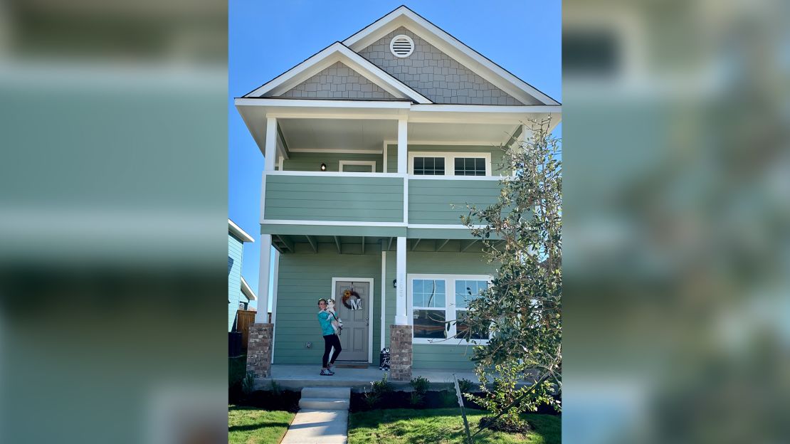 Megan Angerstein had to act quickly in order to buy her new construction home in San Marcos, Texas.