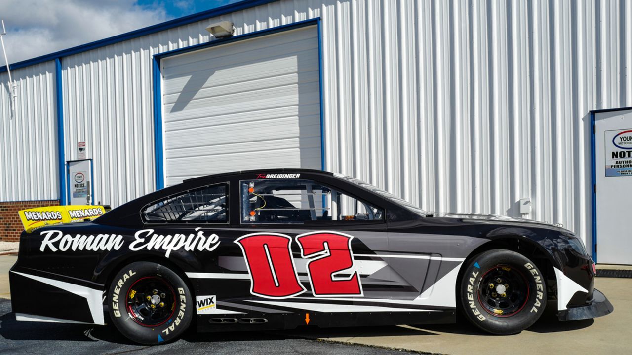 Young Motorsports' #02 Chevrolet SS that Briedinger will be driving on Saturday.