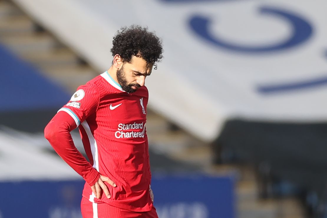 Mohamed Salah gave Liverpool the lead, before Klopp's side collapsed.