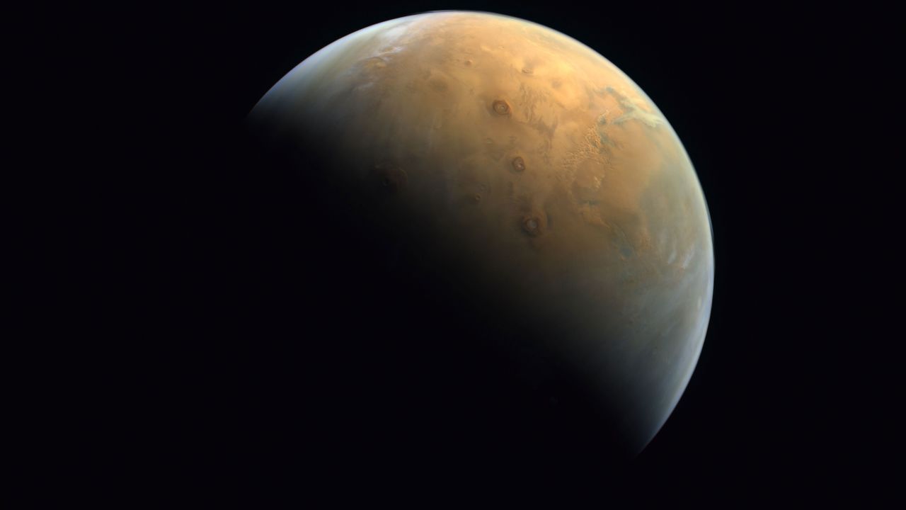 Hope Probe's first image of Mars was released Sunday.