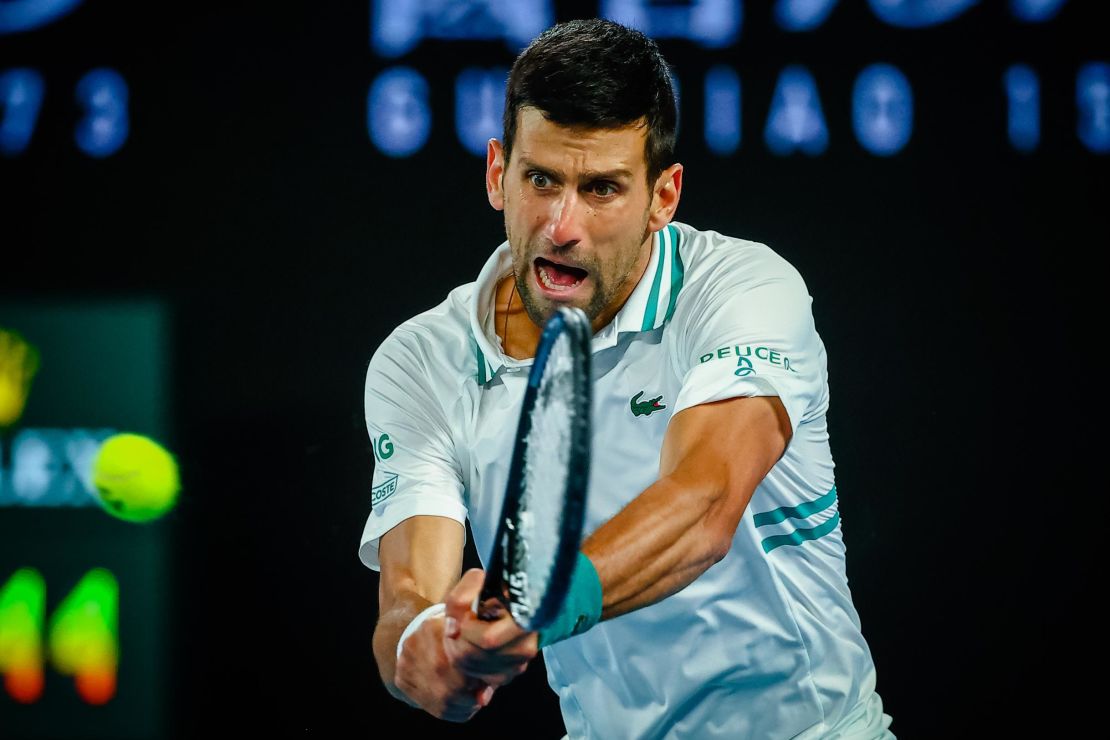 Novak Djokovic reached 300 career grand slams wins.