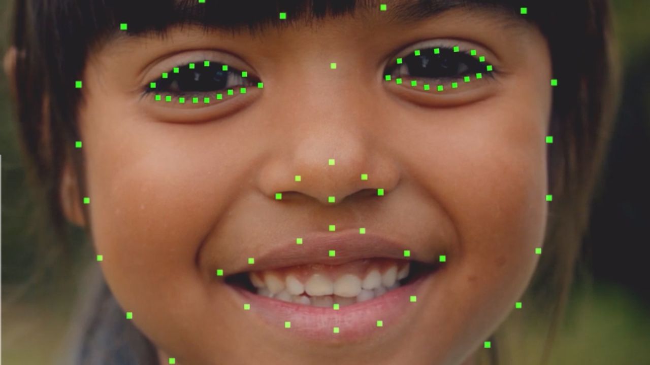 Find Solution AI facial expression reading software mapping facial muscles to assess emotion