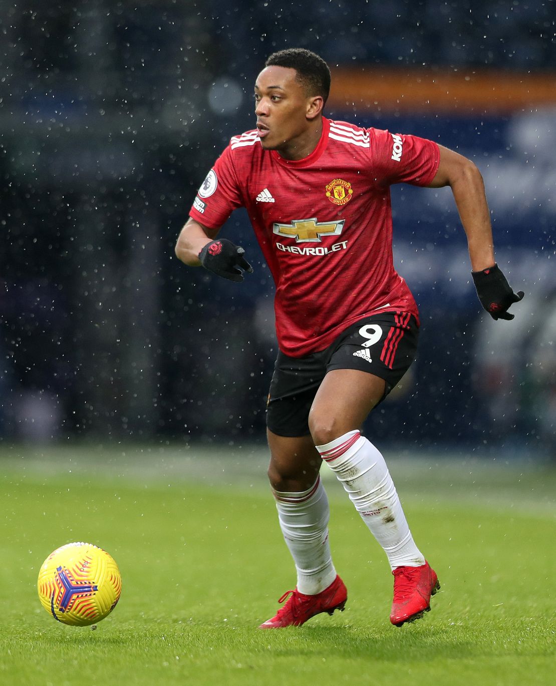 Anthony Martial was racially abused on social media after Manchester United's draw against West Brom.
