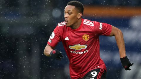 Anthony Martial was racially abused on social media after Manchester United's draw against West Brom.