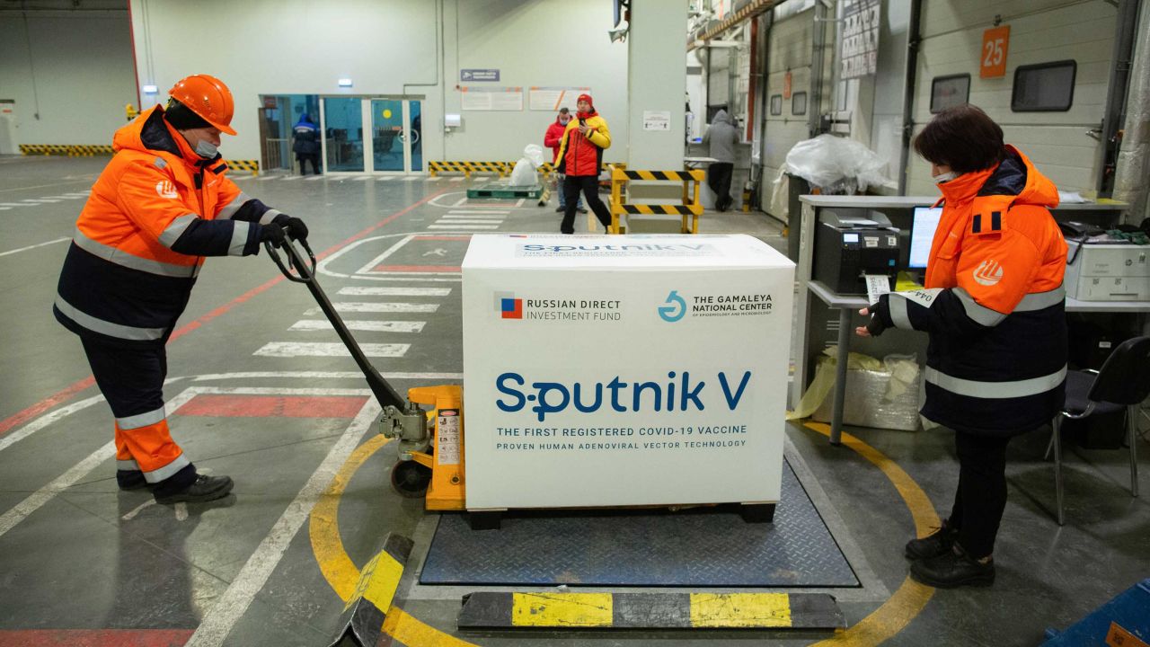 Russia's Sputnik V vaccine hasn't yet been approved for use in the European Union.