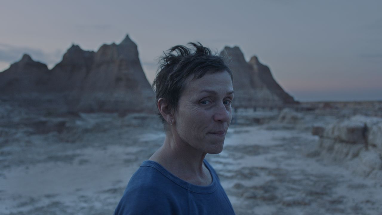Frances McDormand in the film "Nomadland." 