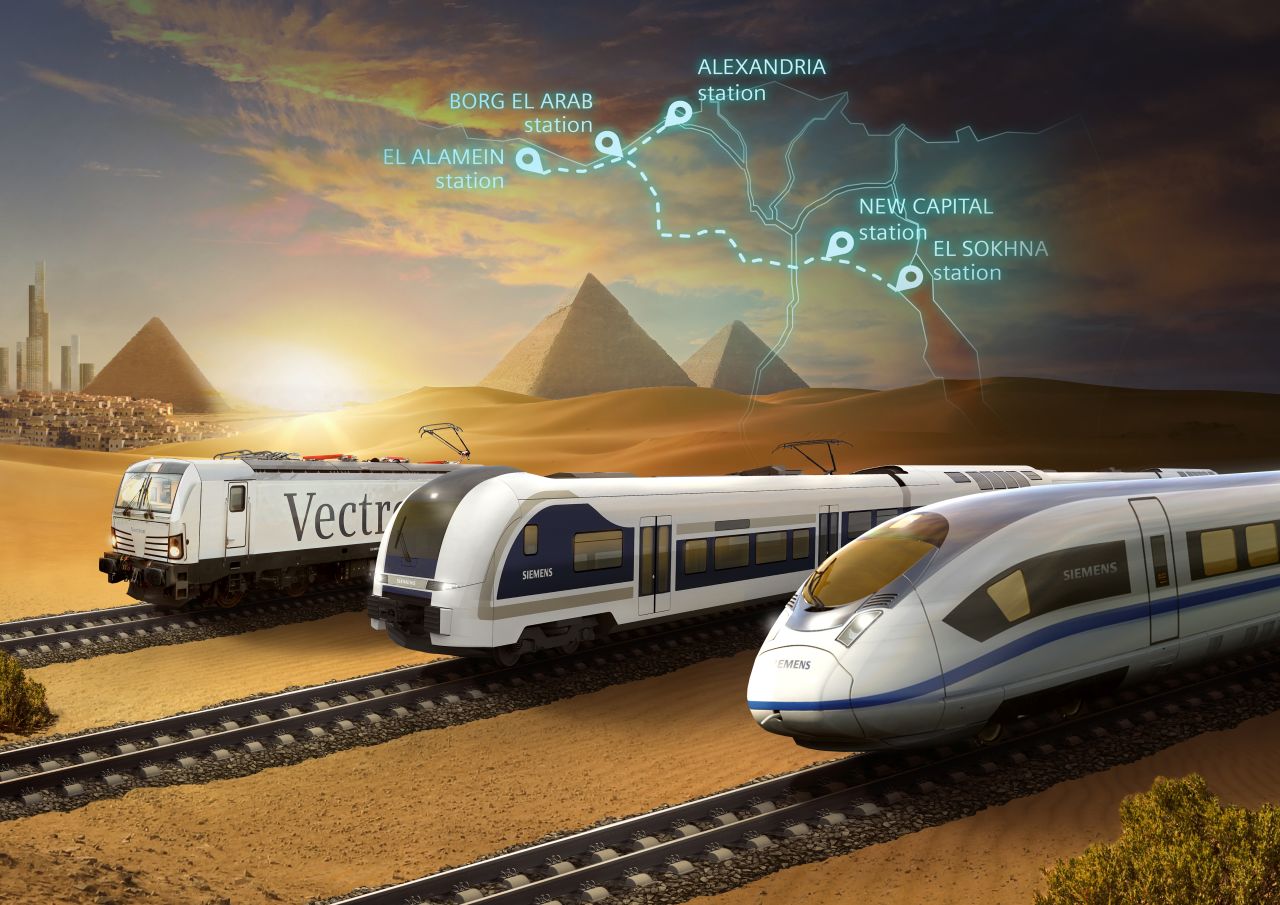 Across the African continent, innovative transport systems and smart cities are being developed to boost economies and increase trade opportunities. <br /><br />Plans for Egypt's first <a href="https://press.siemens.com/global/en/pressrelease/siemens-mobility-signs-landmark-mou-install-egypts-first-ever-high-speed-rail-system" target="_blank" target="_blank">high-speed rail </a>were announced in January 2021. The 286-mile line will form part of a larger 600-mile network.  