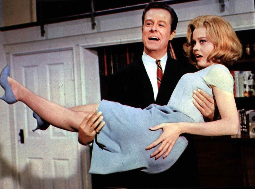 Fonda and Robert Culp appear in a scene from "Sunday in New York" (1963).