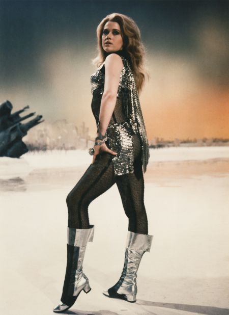 Fonda appears in the 1968 sci-fi film "Barbarella," which Vadim directed.