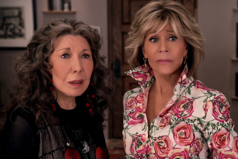 Fonda and Lily Tomlin star in the Netflix series "Grace And Frankie."