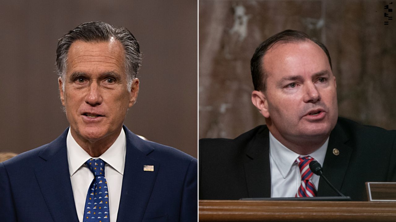 mitt romney mike lee SPLIT