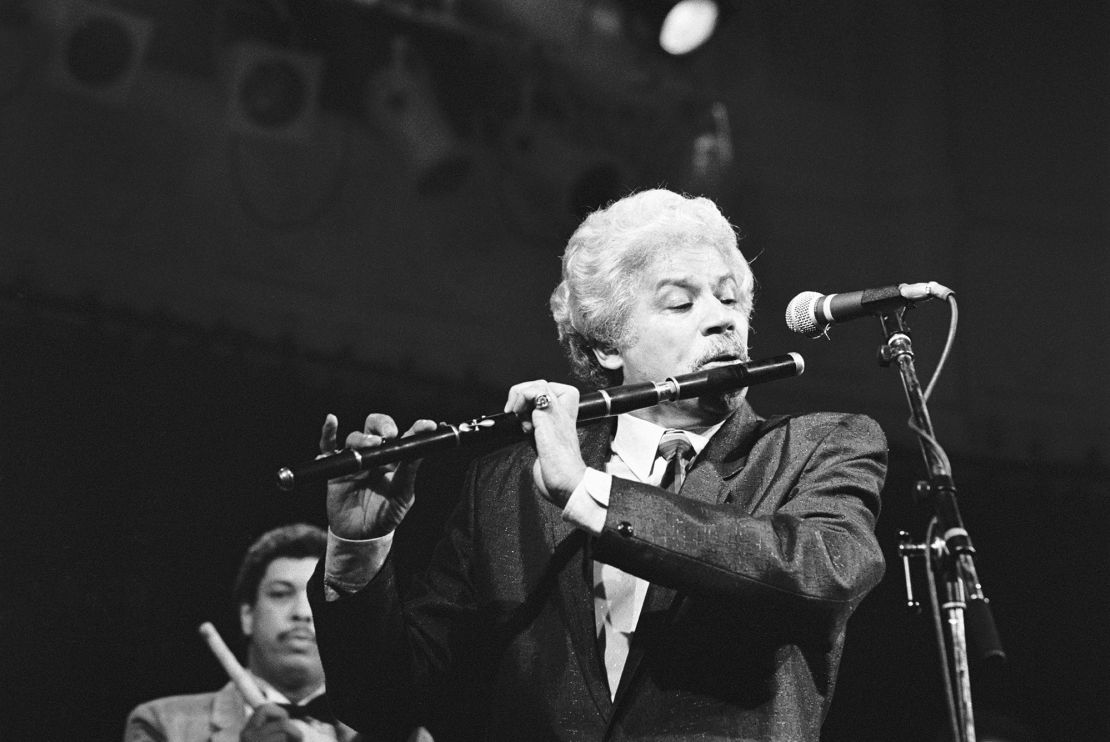 Johnny Pacheco performs at the Paradiso in 1988. 