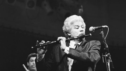 Johnny Pacheco performs at the Paradiso in 1988.