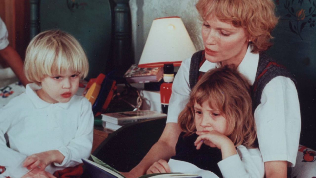 Ronan Farrow, Dylan Farrow and mother Mia Farrow as seen in the new HBO docuseries "Allen v. Farrow."