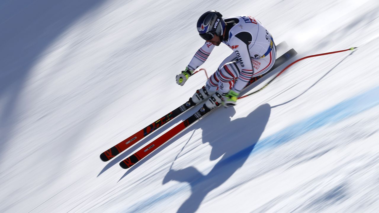 Muzaton trains ahead of the world championships in Cortina d'Ampezzo, Italy. 