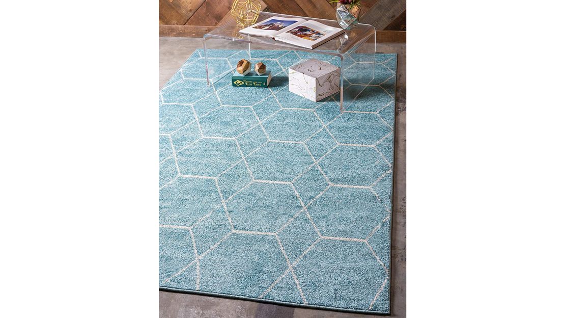 Unique Loom Trellis Frieze Area Rug 