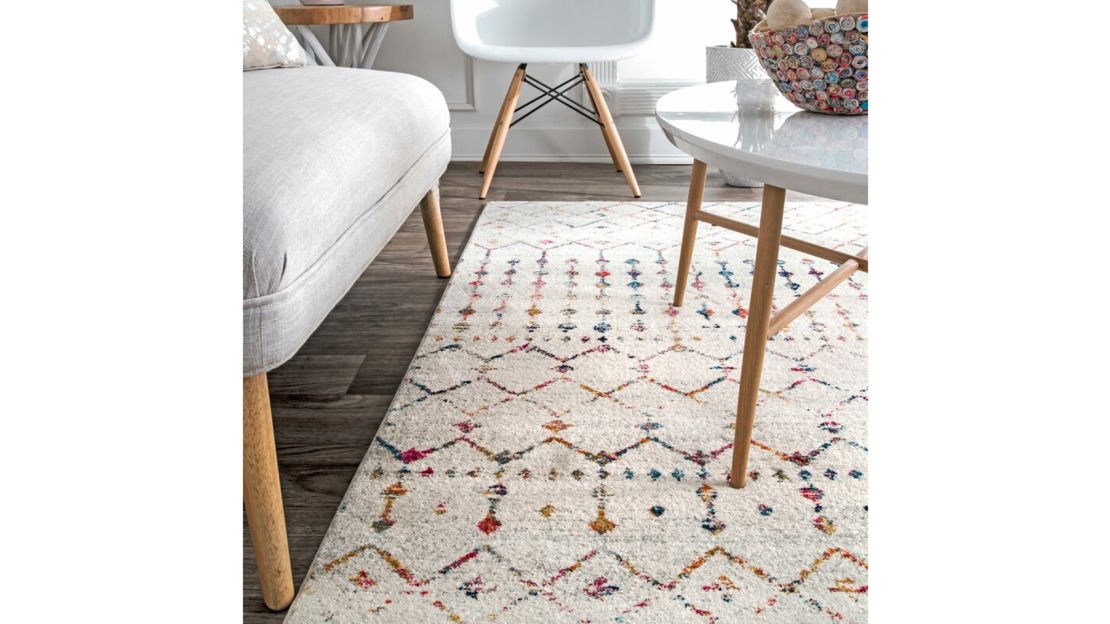 Mistana Lucienne Geometric Gray Area Rug