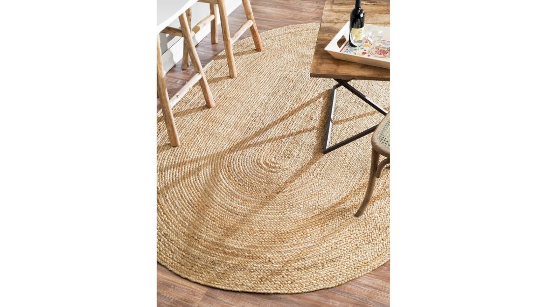 The Gray Barn Dry Creek Braided Reversible Jute Area Rug