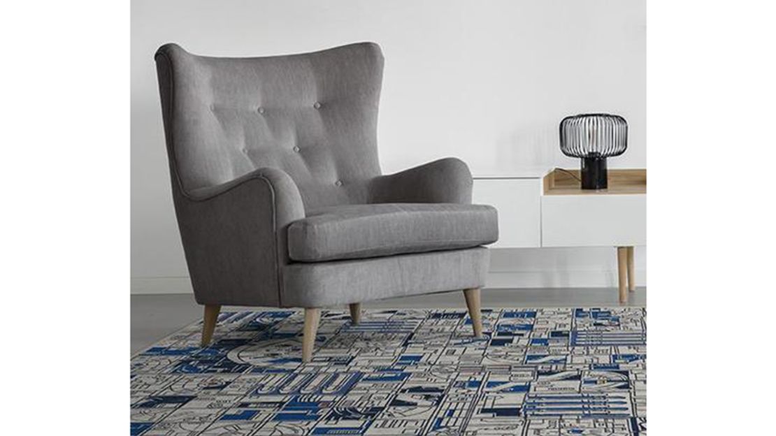 Smugglers Geo R2D2 Blue Rug