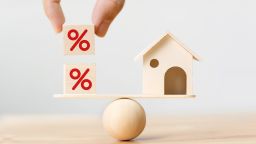 underscored mortgage refinance house and percentage rates on balance