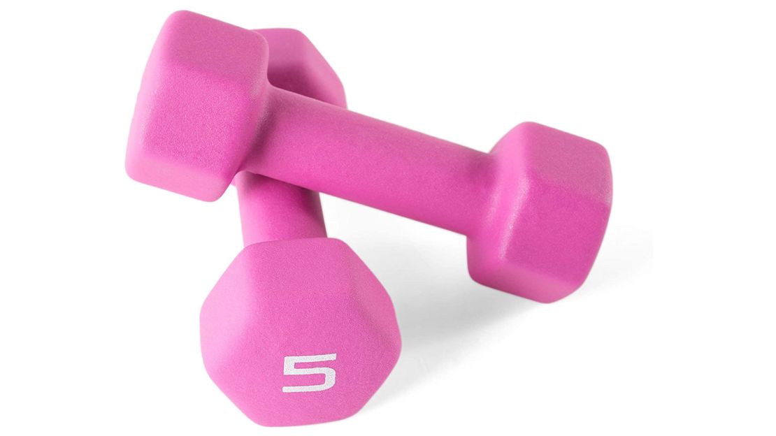 WF Athletic Supply Color Neoprene 5-pound Dumbbells