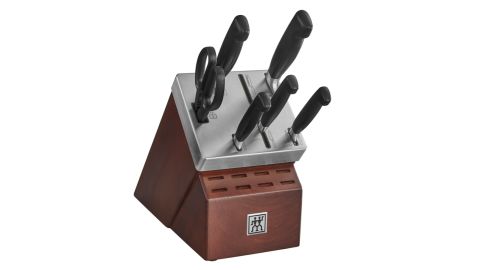 Four Star Self-Sharpening Knife Block and Knife Set