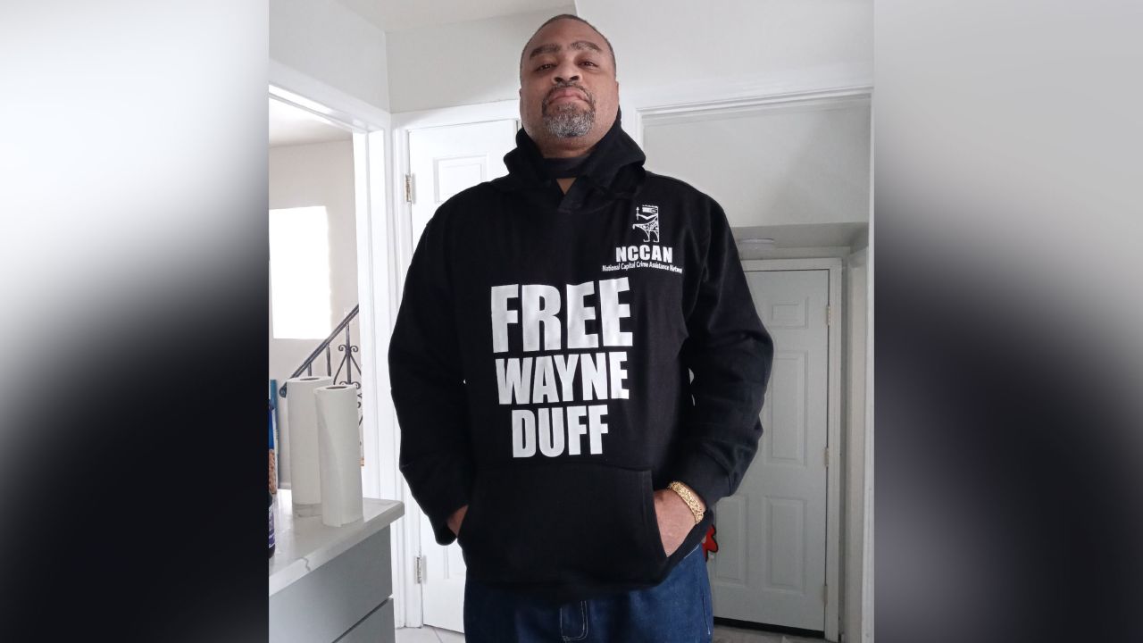 Larry Smith after being exonerated.