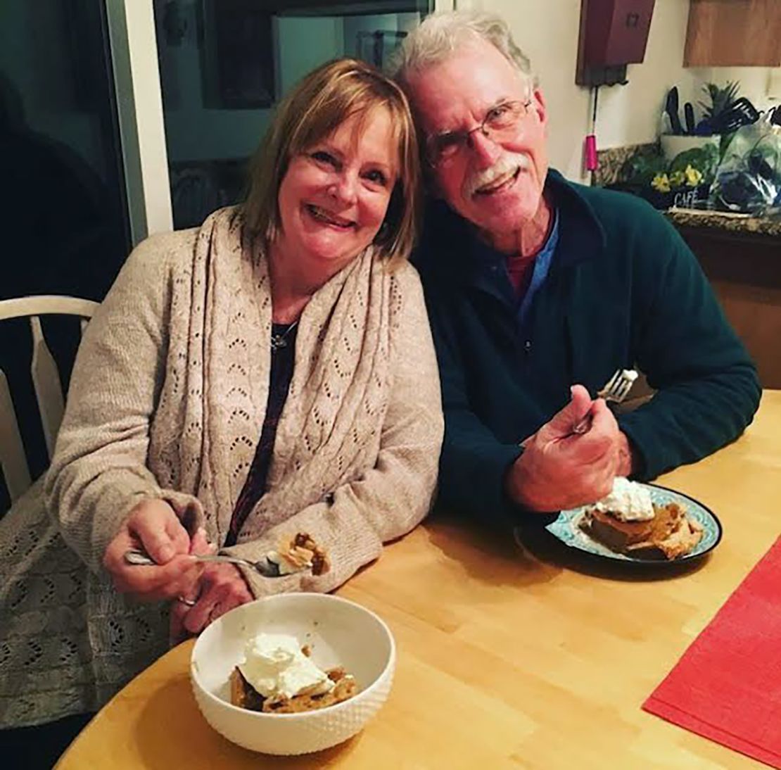 Pat and his wife, Linda, in 2019.