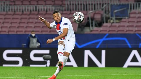 Mbappe completed his hat trick with a wonderful finish in the 85th minute.