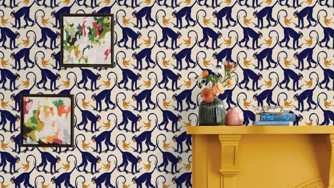 Opalhouse Monkey Play Peel & Stick Wallpaper