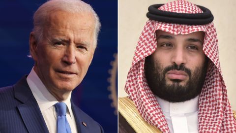 President Joe Biden and Saudi Crown Prince Mohammed bin Salman.
