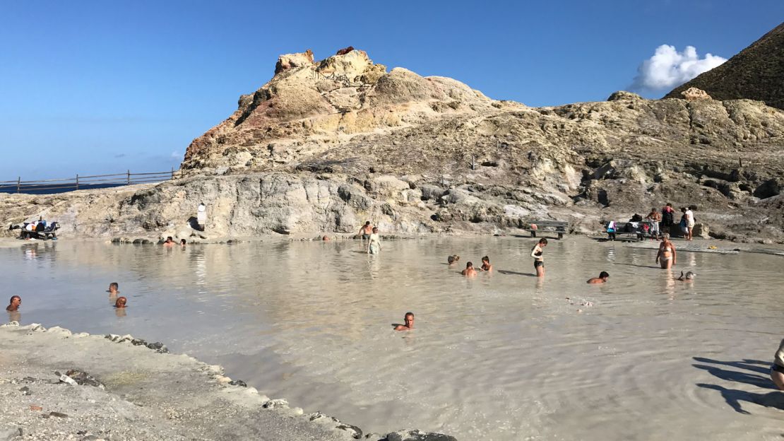 The Aeolian island of Vulcano, which is known as the "Mouth of Hell." 