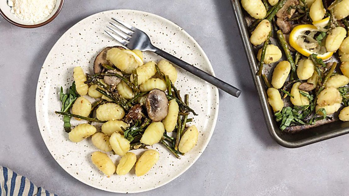 Lemon-Parmesan Gnocchi With Mushrooms