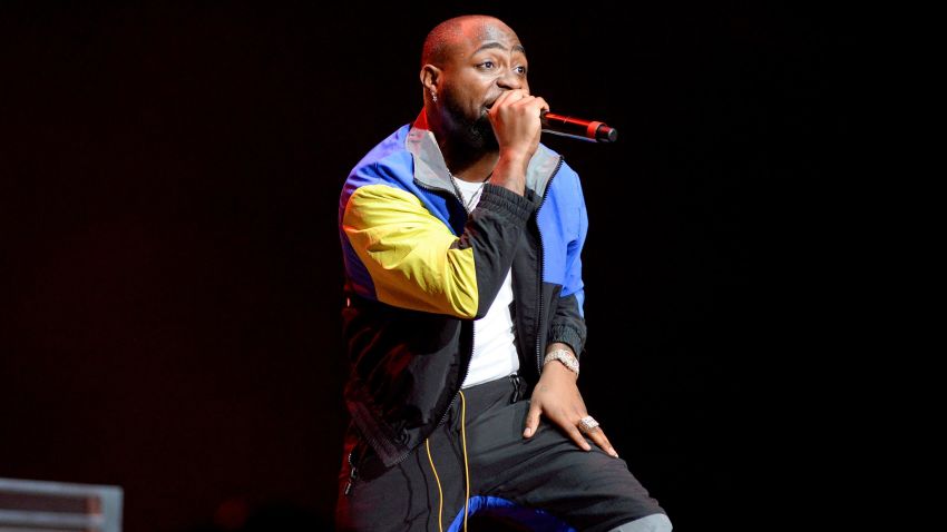 NEWARK, NEW JERSEY - OCTOBER 26: Davido performs onstage during the Power 105.1'S Powerhouse 2019 presented by AT&T at Prudential Center on October 26, 2019 in Newark, New Jersey. (Photo by Brad Barket/Getty Images for 105.1)