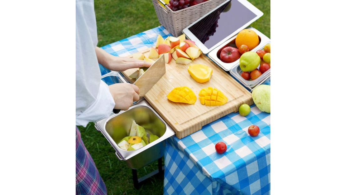 FishSunday Extensible Bamboo Cutting Board Set