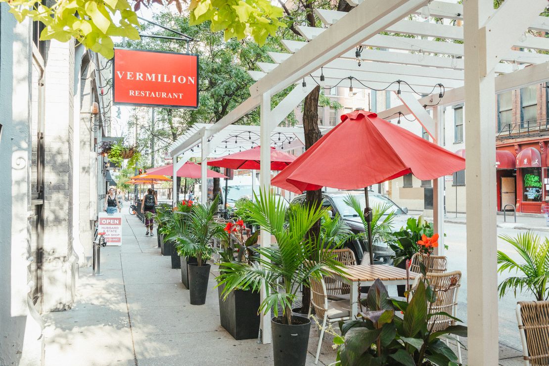 Chicago, IL Vermilion restaurant installed a gazebo in which the owner invested for Summer 2020. It provided three months of outdoor dining from July to October.