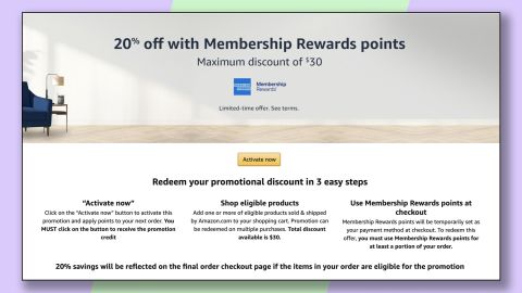 Targeted American Express card members may be able to get 20% off at Amazon for up to $30 in savings, or one of several other offers.