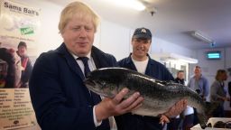 Boris Johnson's visit to a fish processing factory in the county of Suffolk was a key event in the EU referendum campaign. 