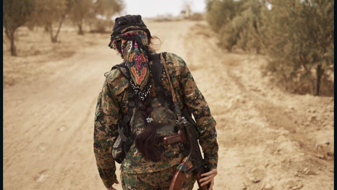 Member of Women's Protection Units during the ISIS fight