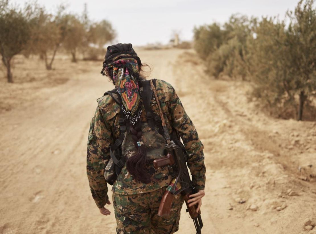Member of Women's Protection Units during the ISIS fight