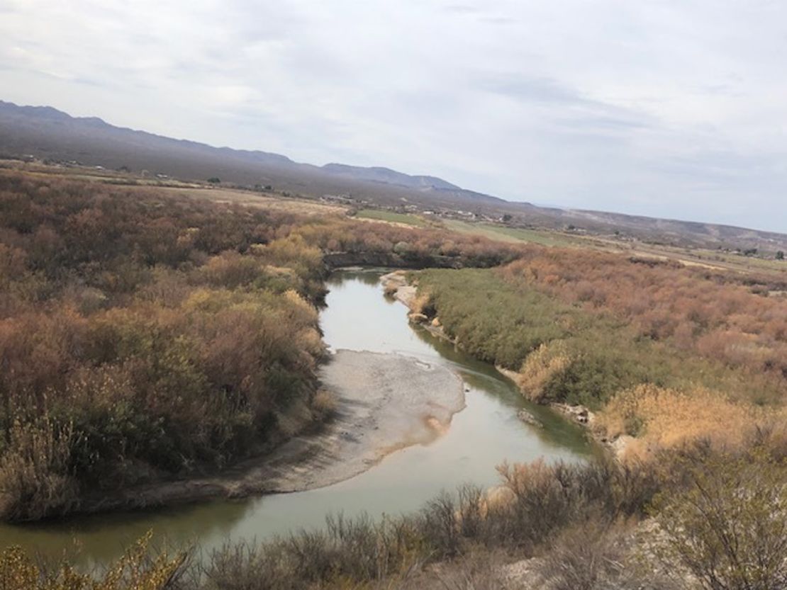 Sandy and Andrea overlook the Rio Grande during a hike.