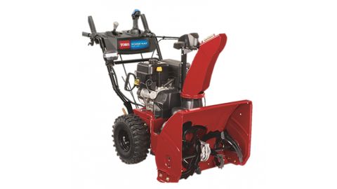 This snowblower, the Toro Power Max 826 OHAE Snowthrower, Model 37802, has been recalled due to an amputation hazard. 