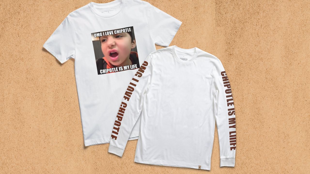 Chipotle's T-shirt collaboration with Roy Murray.