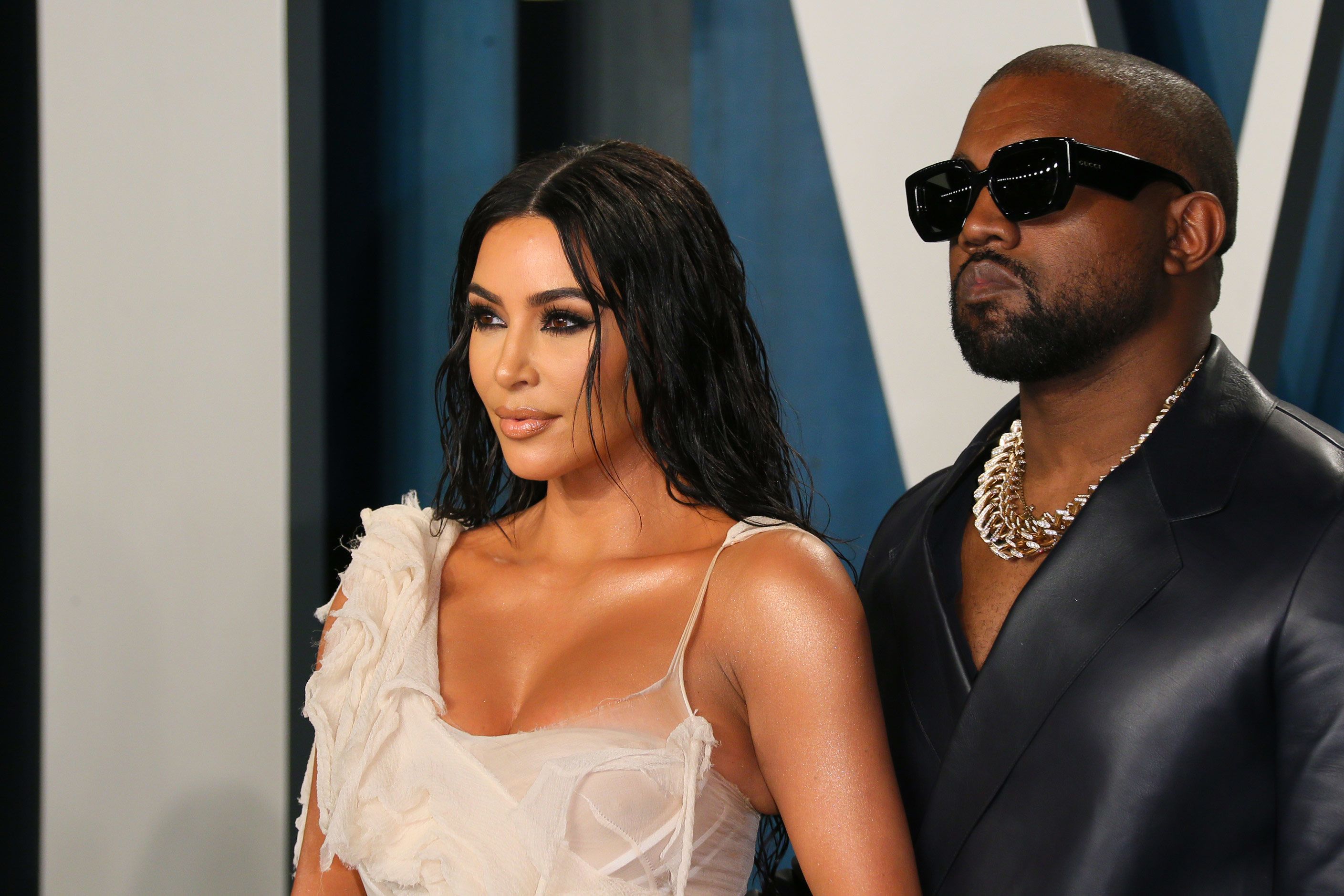 Kim Kardashian and Kanye West 