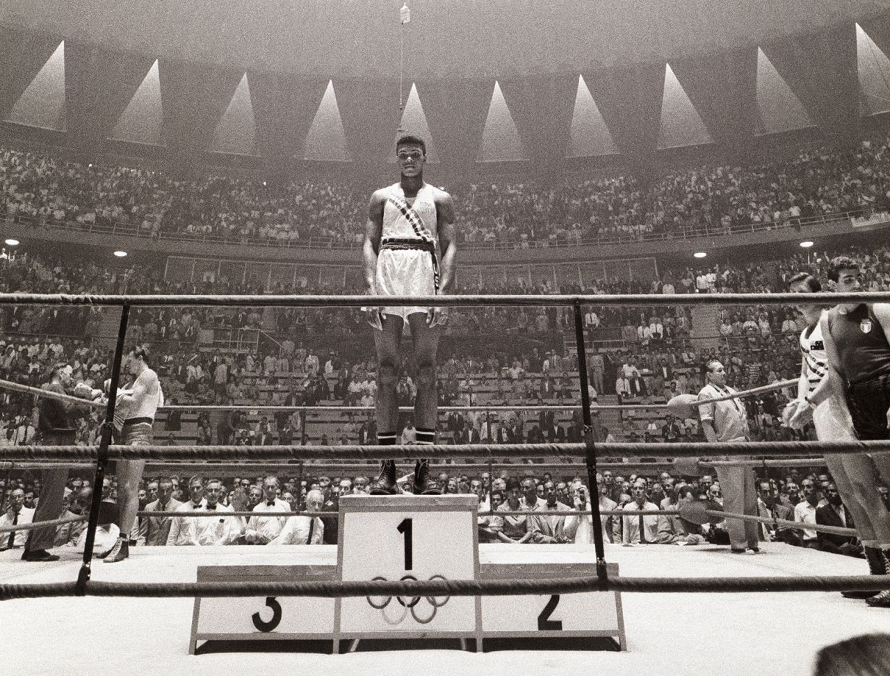 September 5, 1960 -- As an 18-year old from Kentucky, Cassius Clay won a gold medal boxing in the light heavyweight division at the Rome Olympics.