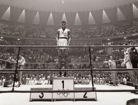 September 5, 1960 -- As an 18-year old from Kentucky, Cassius Clay won a gold medal boxing in the light heavyweight division at the Rome Olympics. 