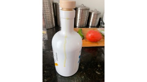 The drip down the side of the Brightland bottle